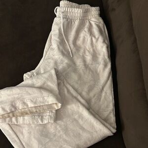Women’s White Drawstring Lounge Pants